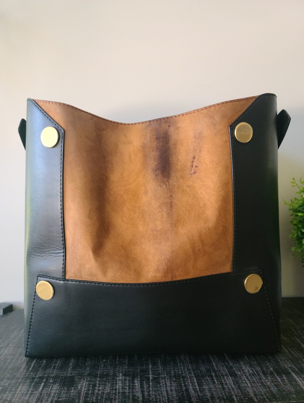 Stella McCartney Two-Tone Stella Popper Bucket Bag - Picture 11 of 13
